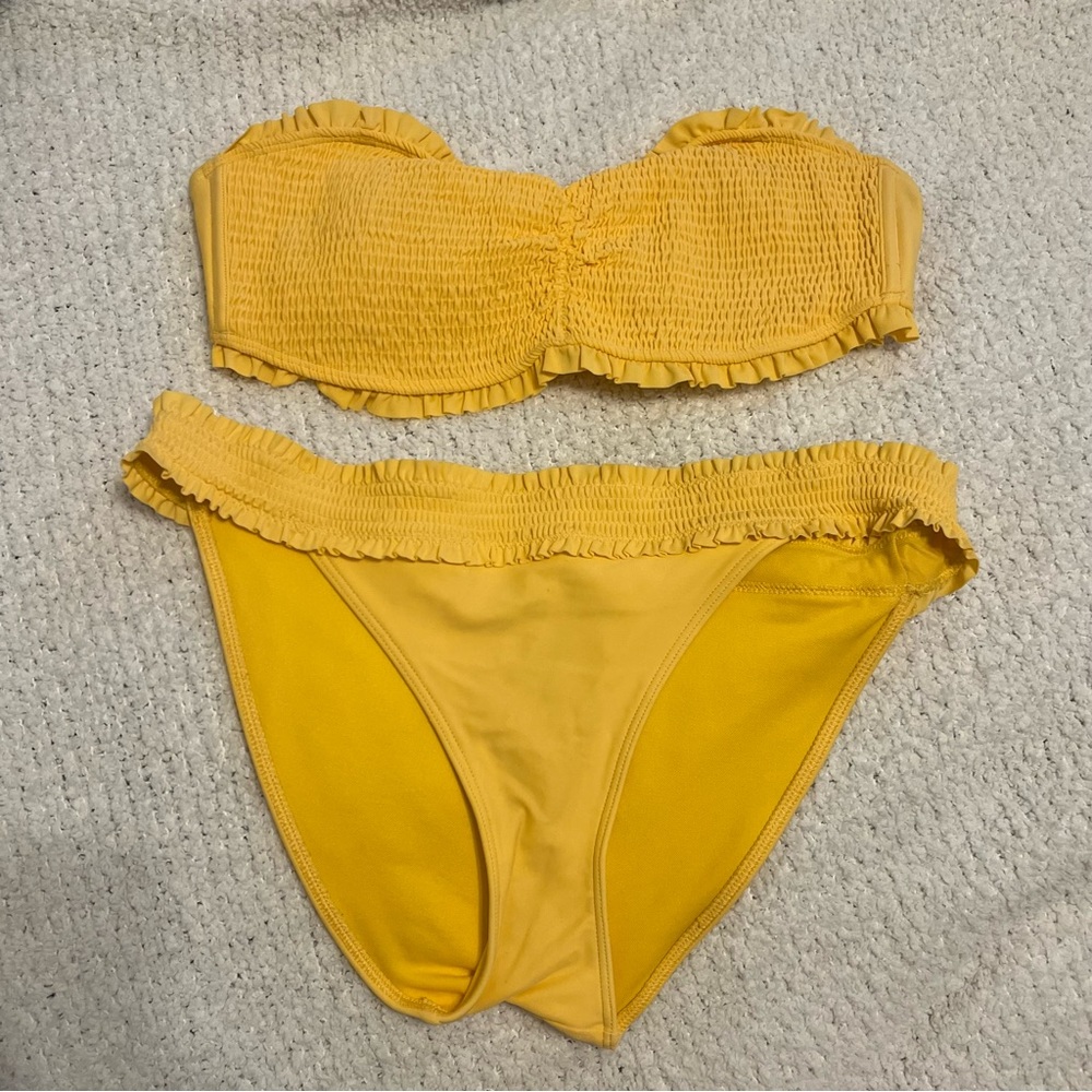 Yellow bikini